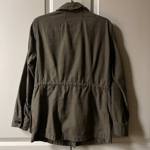Free People Oversized Not Your Brother's Surplus Jacket in Olive size XS - Picture 4 of 7